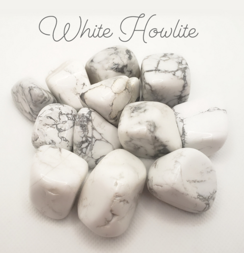 White Howlite -energy stones